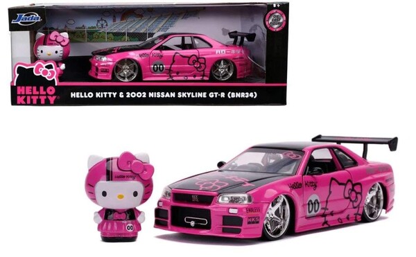 Hello Kitty, Hello Kitty, Sanrio Characters, Jada Toys, Pre-Painted, 1/24
